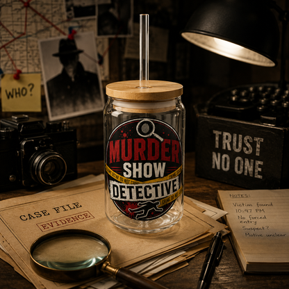 Detective 16oz Ceramic Mug — True Crime Lover Gift